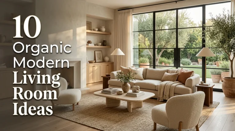 10 Organic Modern Living Room Ideas