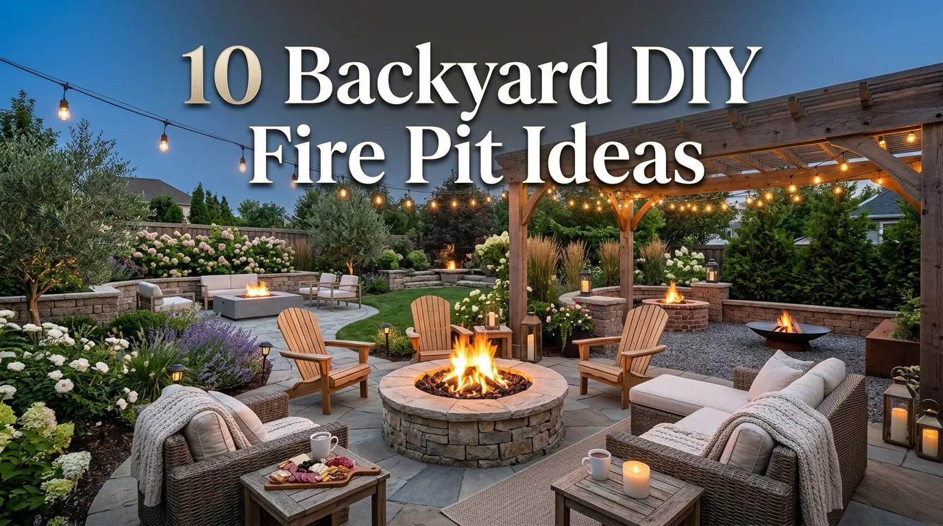 10 Backyard DIY Fire Pit Ideas