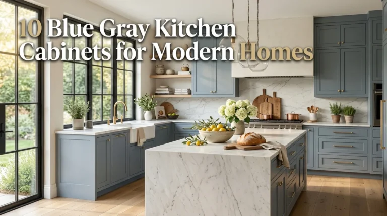 10 Blue Gray Kitchen Cabinets for Modern Homes