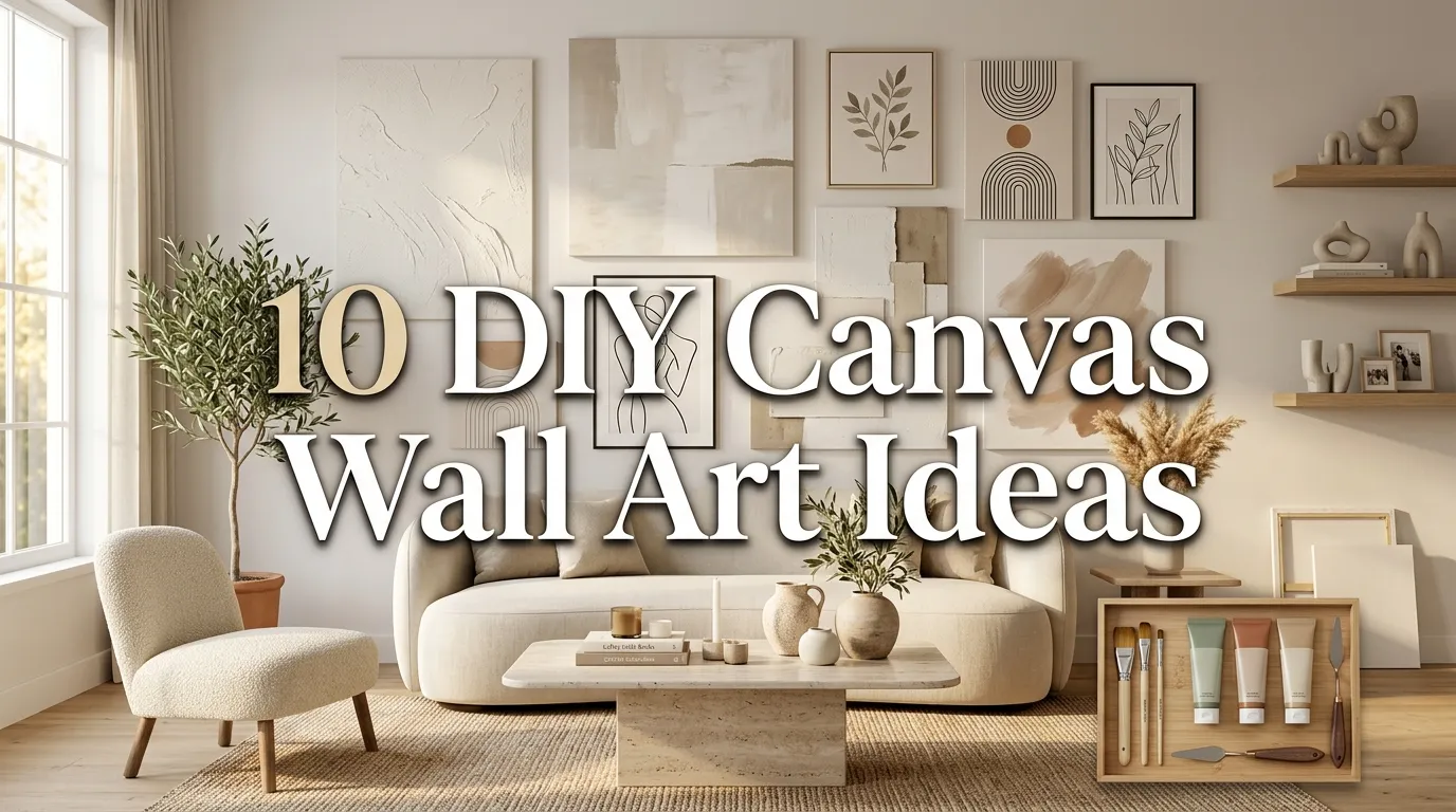 10 DIY Canvas Wall Art Ideas