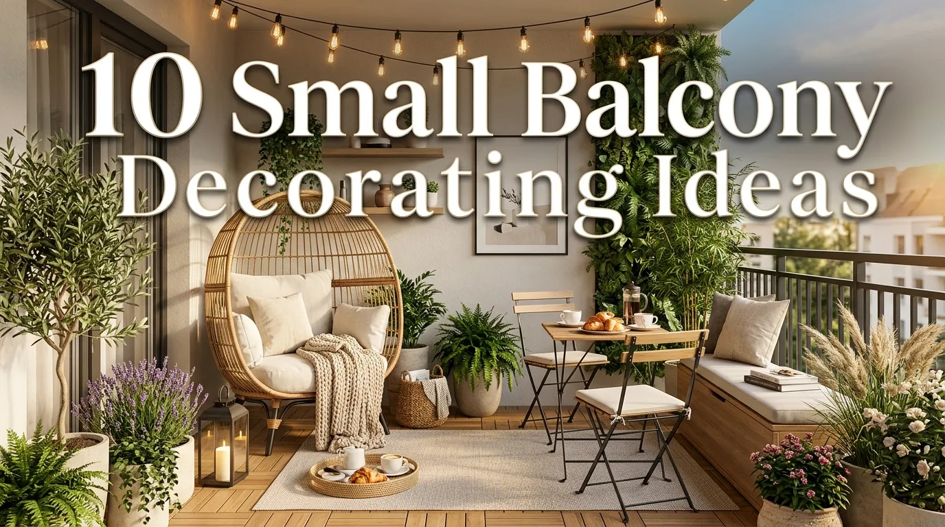 10 Small Balcony Decorating Ideas