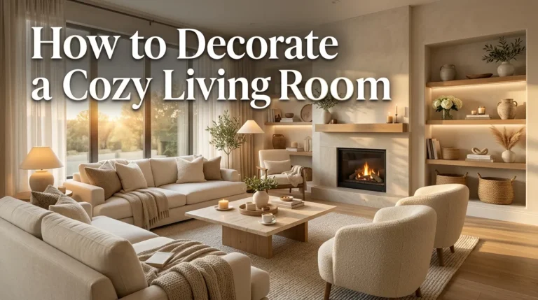 How to Decorate a Cozy Living Room