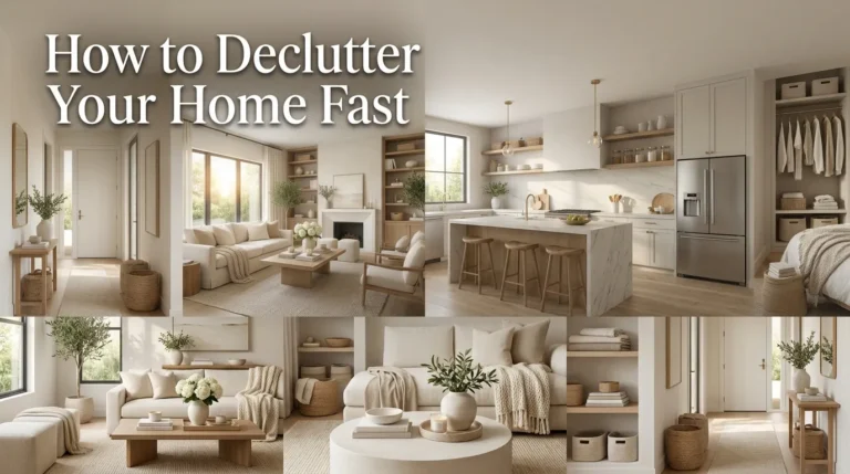 How to Declutter Your Home Fast