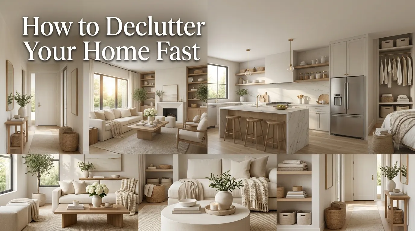 How to Declutter Your Home Fast
