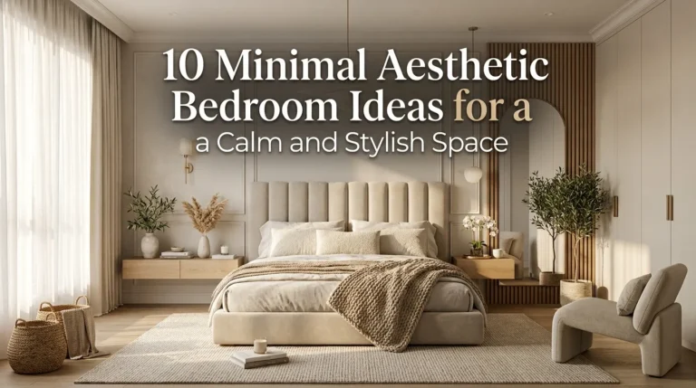 10 Minimal Aesthetic Bedroom Ideas for a Calm and Stylish Space