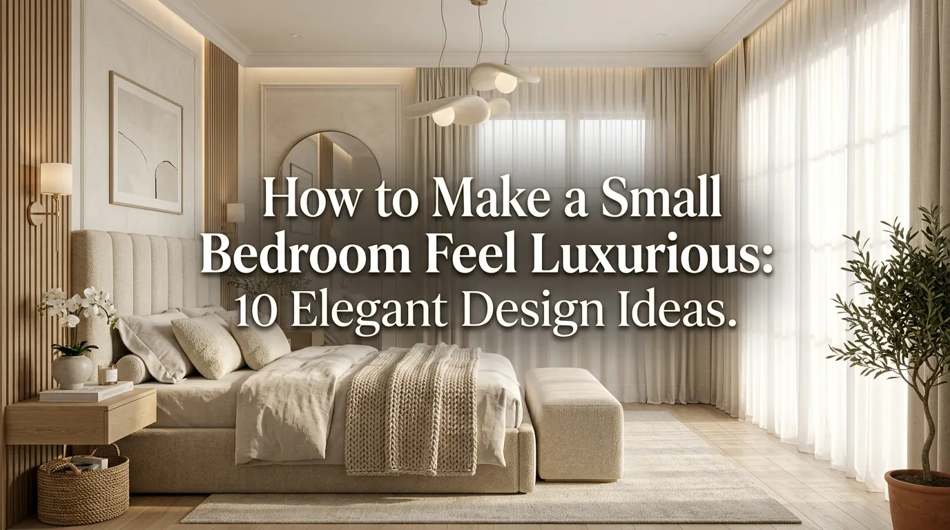 How to Make a Small Bedroom Feel Luxurious: 10 Elegant Design Ideas