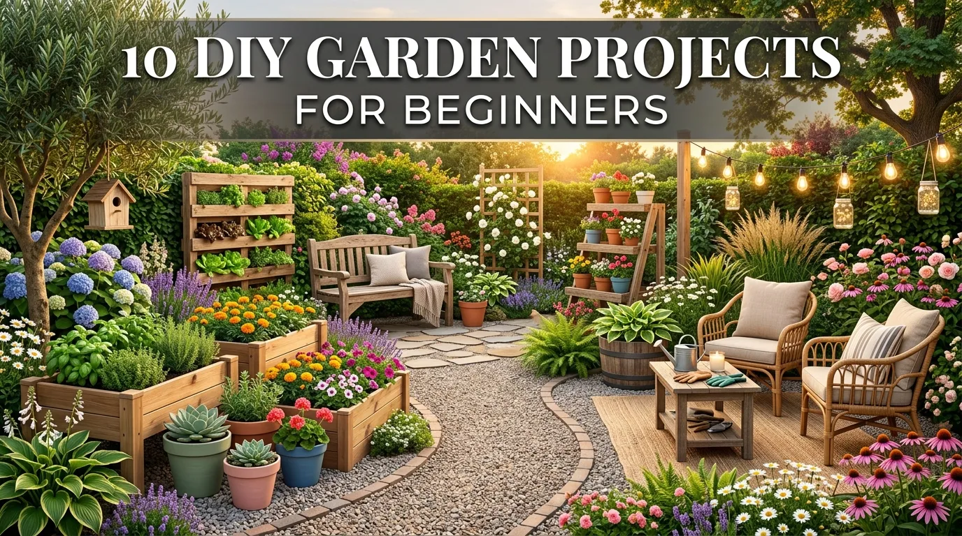 10 DIY Garden Projects for Beginners
