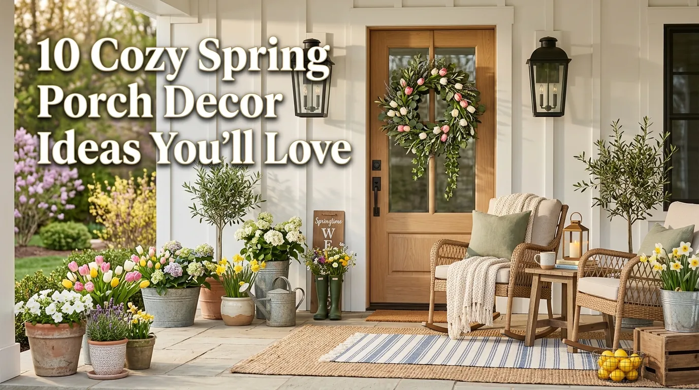 10 Cozy Spring Porch Decor Ideas You'll Love