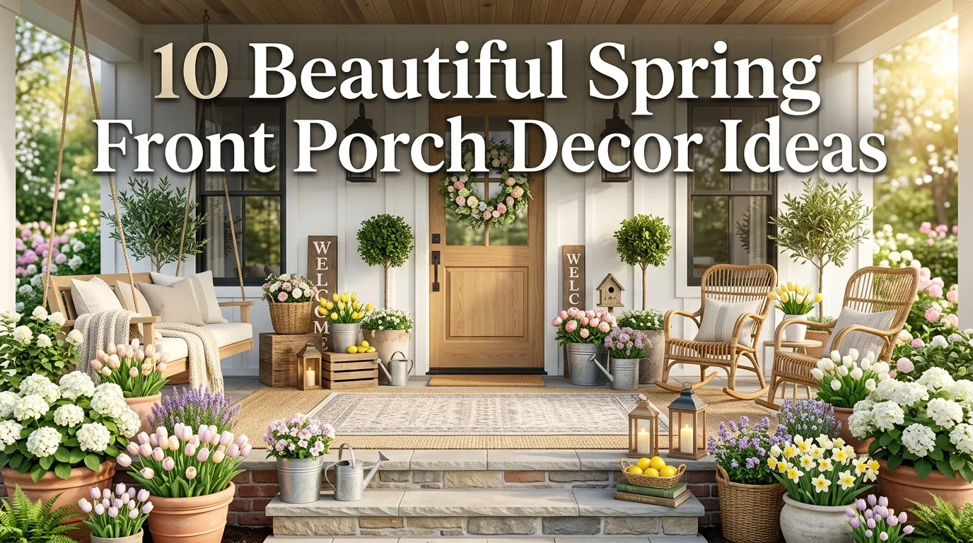 10 Beautiful Spring Front Porch Decor Ideas