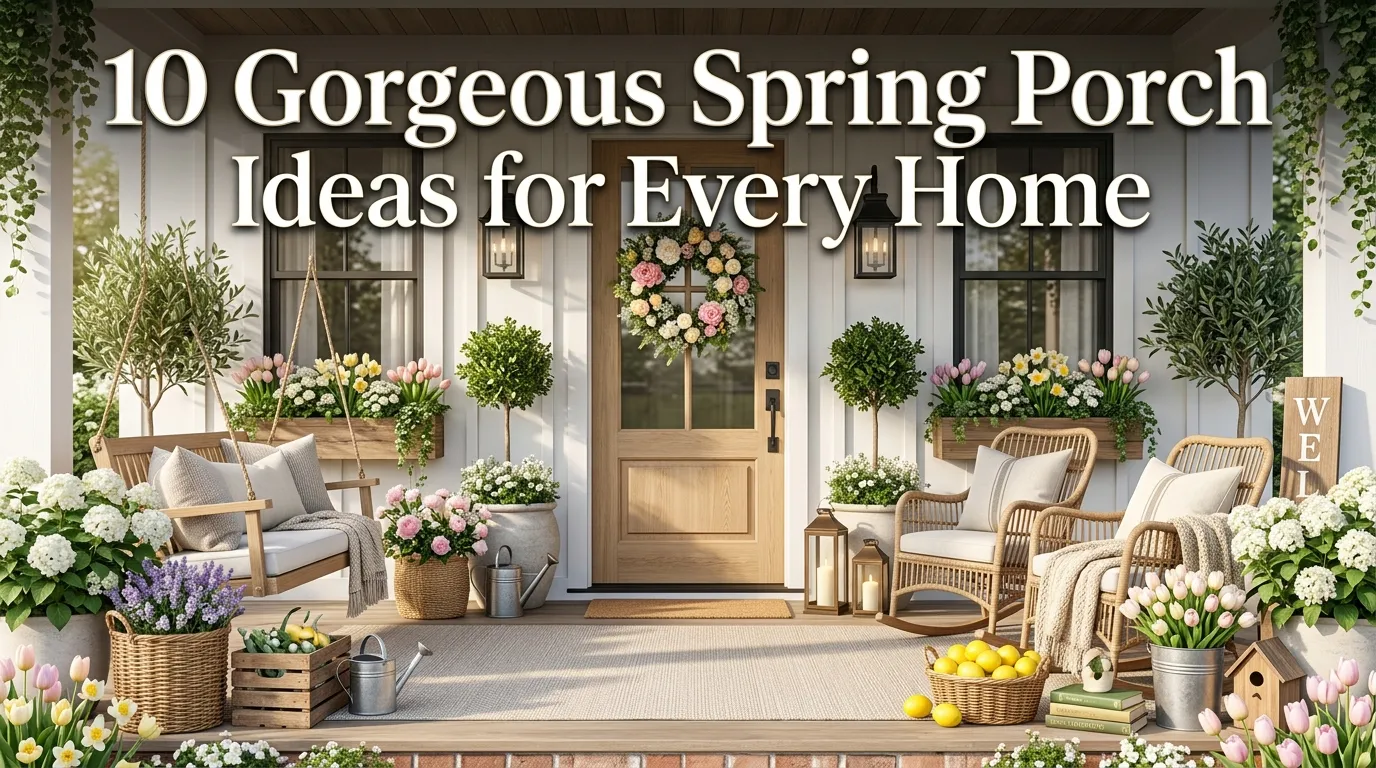 10 Gorgeous Spring Porch Ideas for Every Home