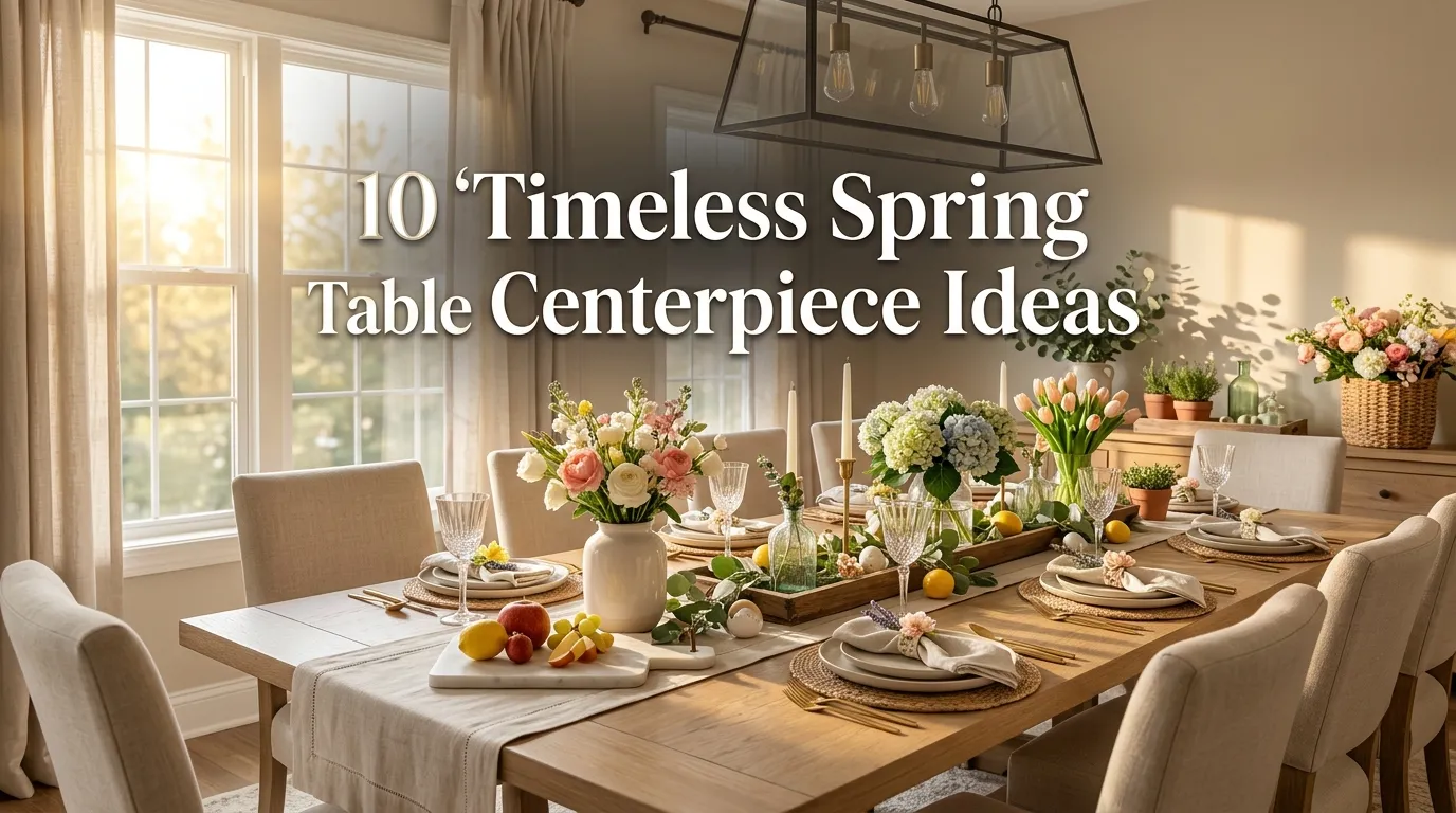 10 Timeless Spring Table Centerpiece Ideas