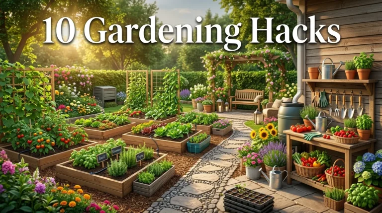 10 Gardening Hacks