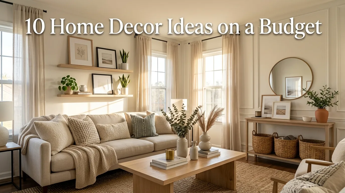 10 Home Decor Ideas on a Budget