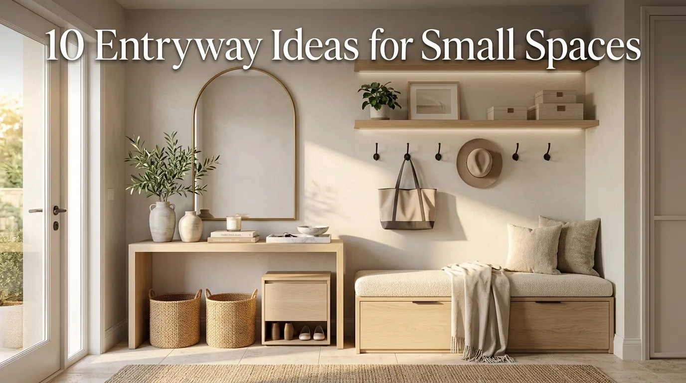 10 Entryway Ideas for Small Spaces