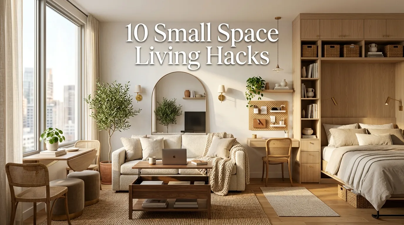 10 Small Space Living Hacks