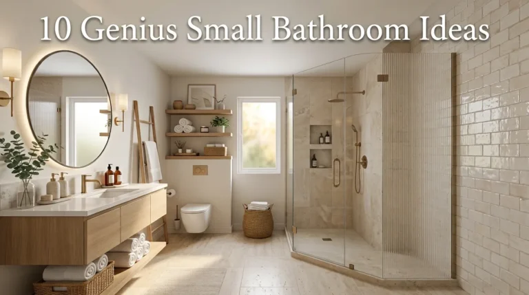 10 Genius Small Bathroom Ideas
