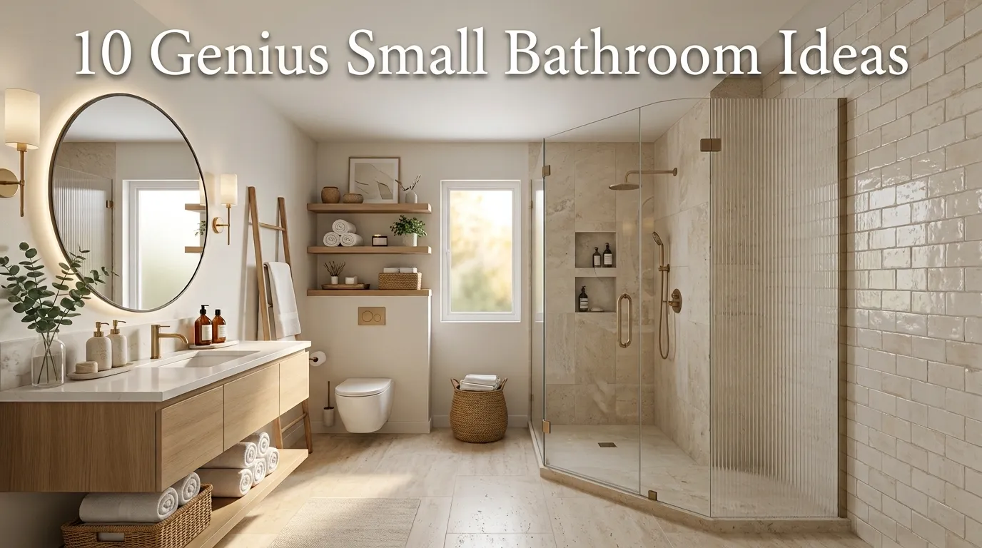 10 Genius Small Bathroom Ideas