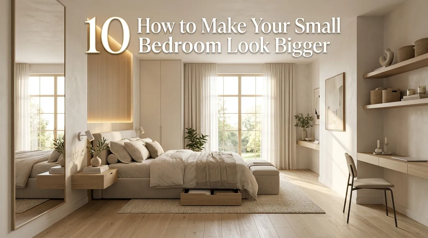 10 How to Make Your Small Bedroom Look Bigger