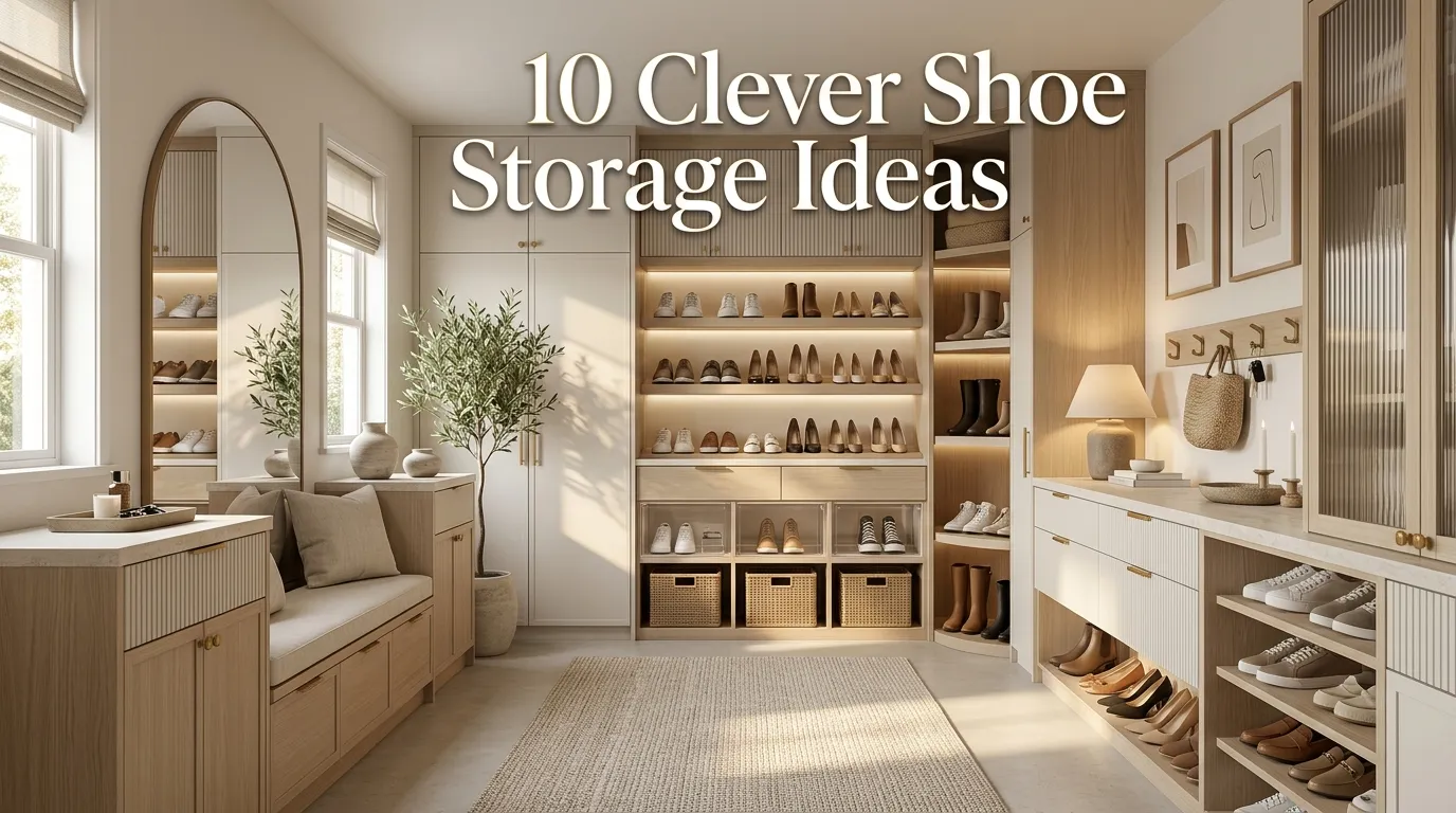 10 Clever Shoe Storage Ideas