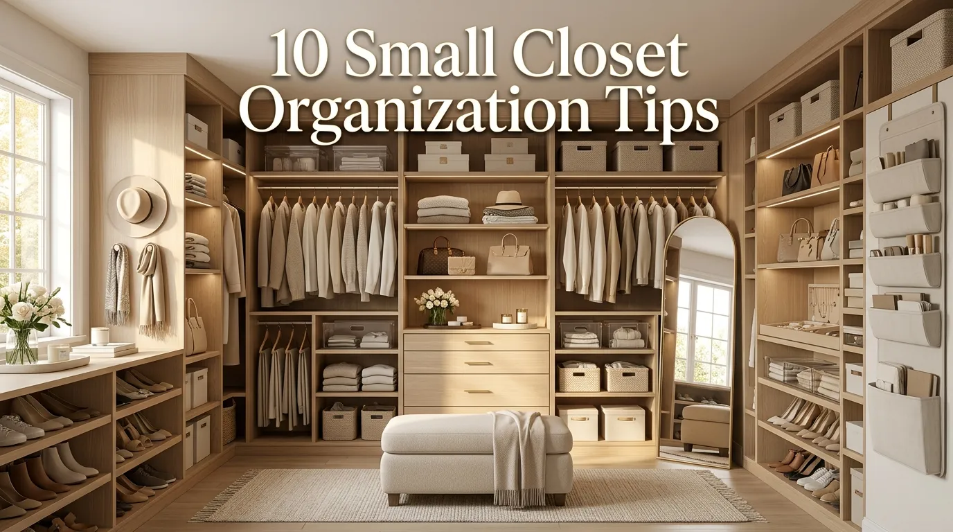 10 Small Closet Organization Tips