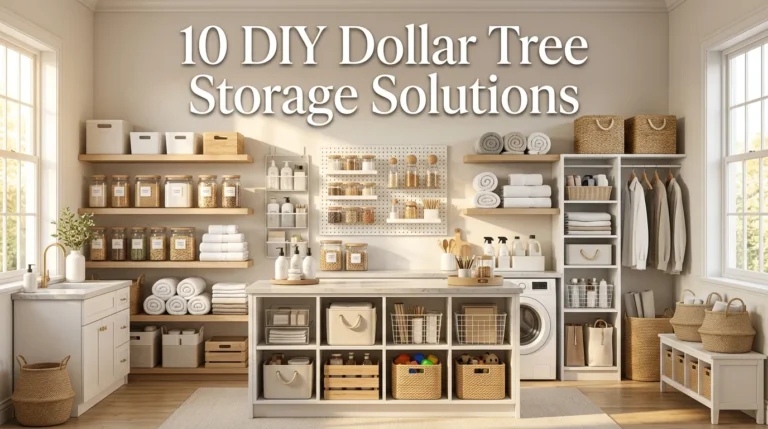 10 DIY Dollar Tree Storage Solutions