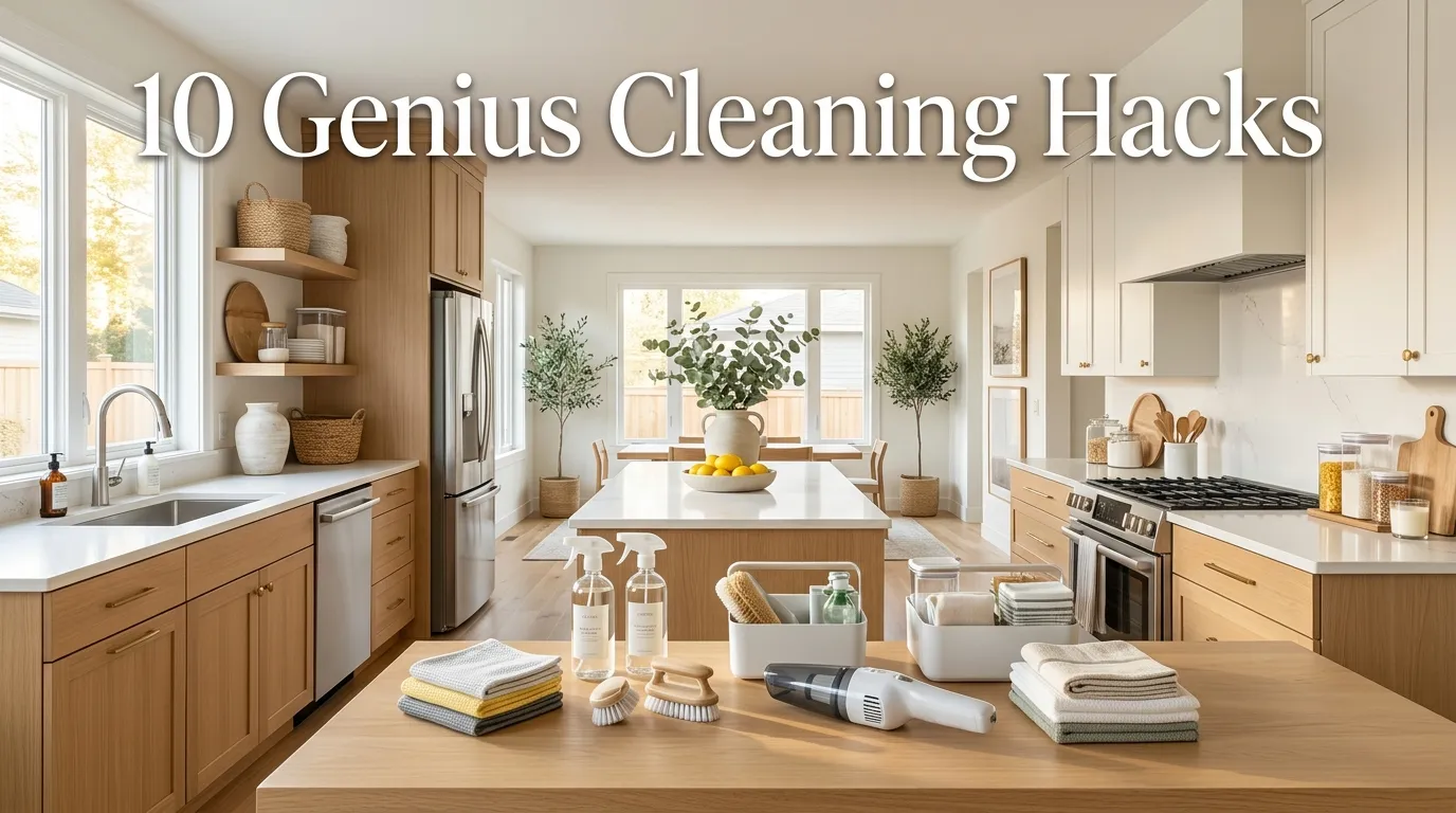 10 Genius Cleaning Hacks