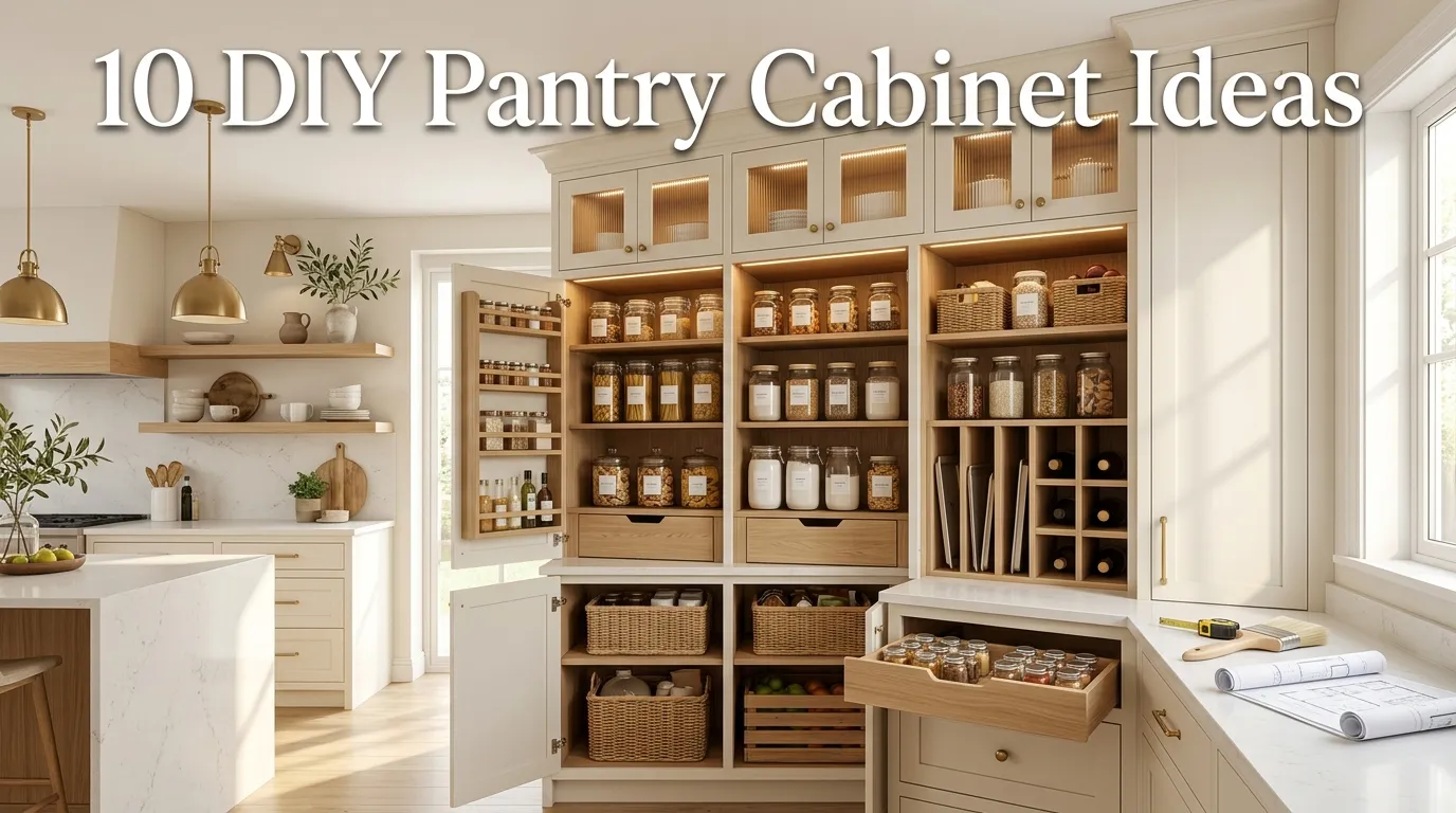10 DIY Pantry Cabinet Ideas