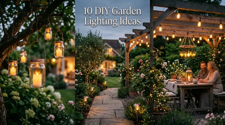 10 DIY Garden Lighting Ideas