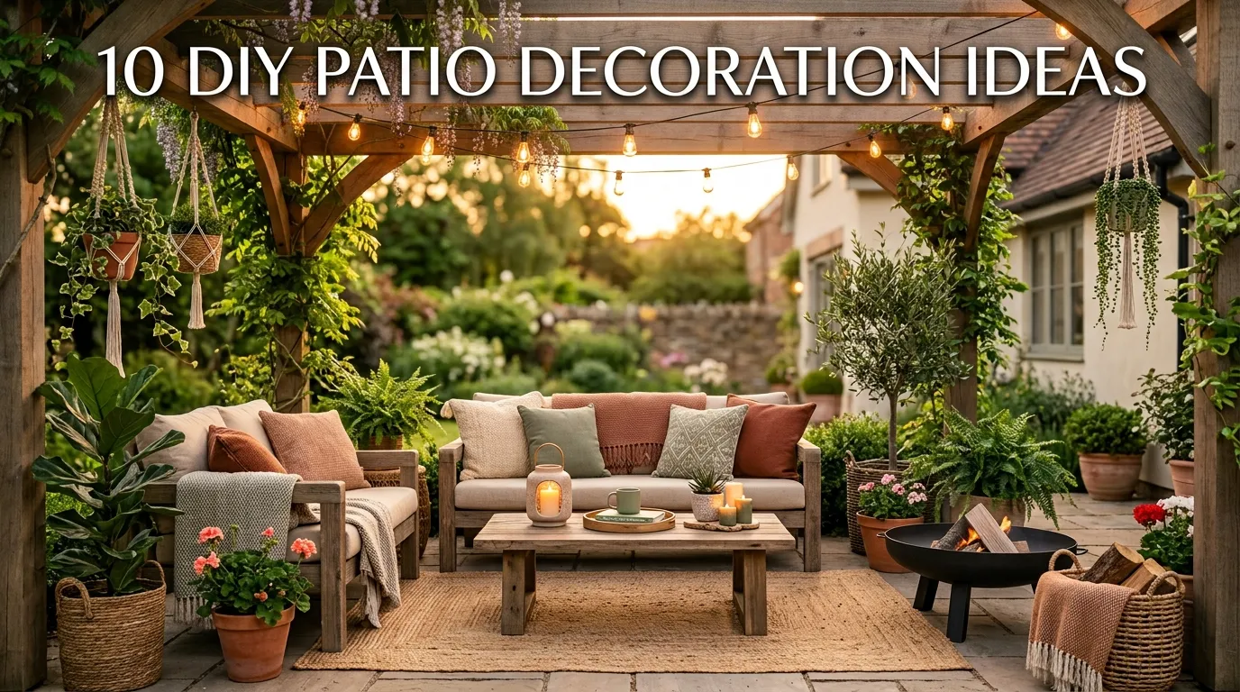 10 DIY Patio Decoration Ideas