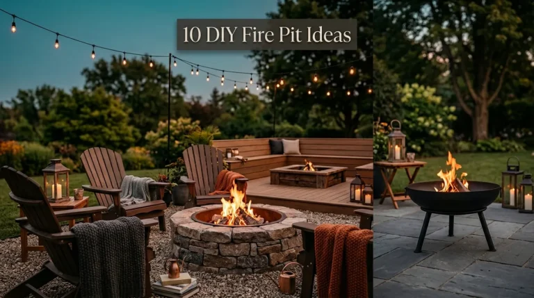 10 DIY Fire Pit Ideas
