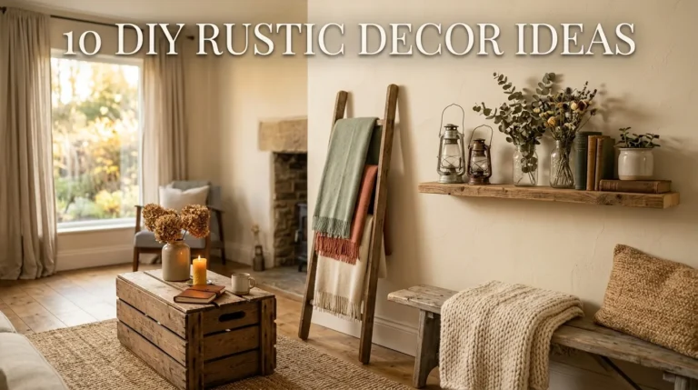 10 DIY Rustic Decor Ideas