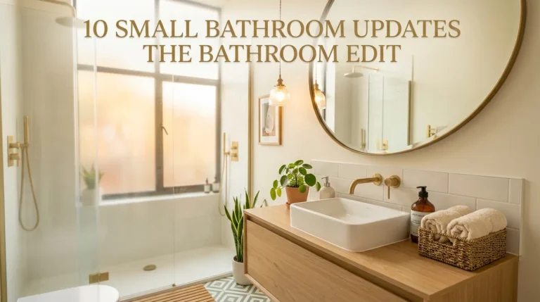 10 Small Bathroom Updates