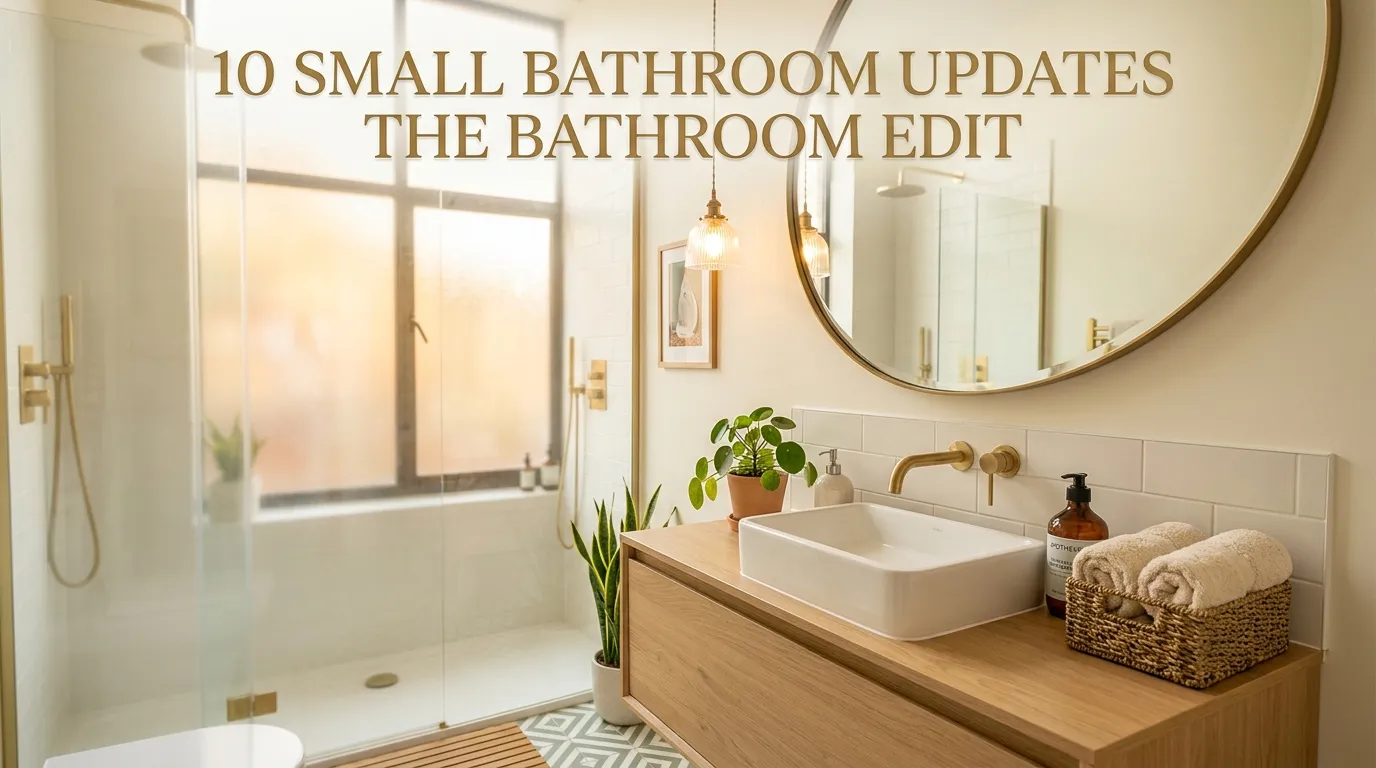 10 Small Bathroom Updates