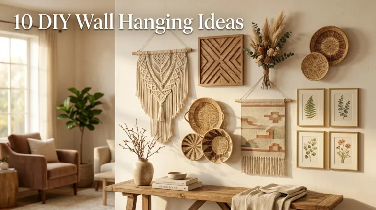10 DIY Wall Hanging Ideas