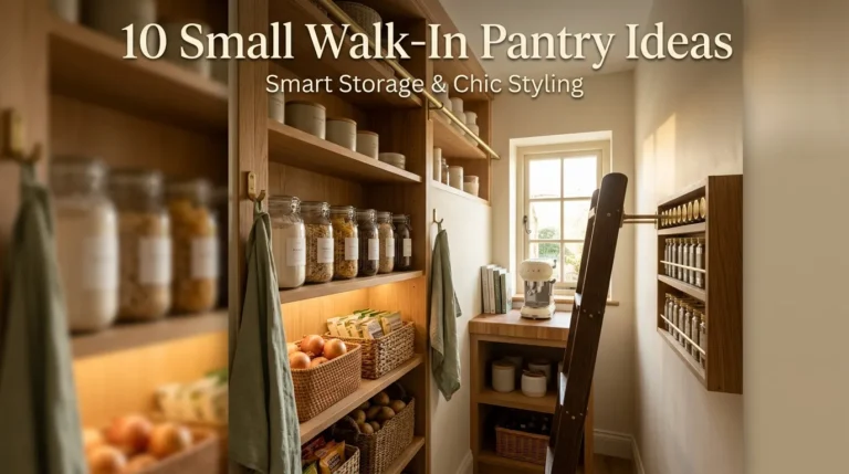 10 Small Walk-In Pantry Ideas