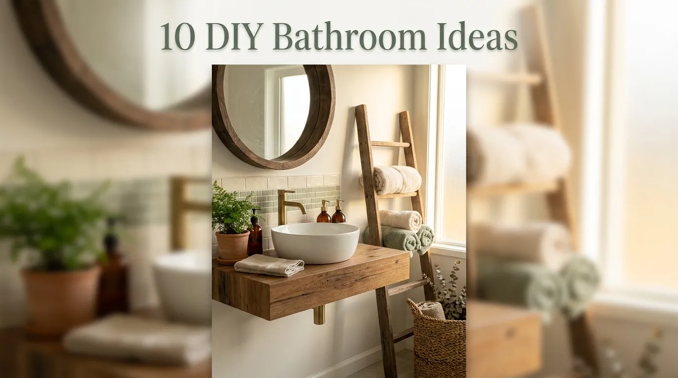 10 DIY Bathroom Ideas