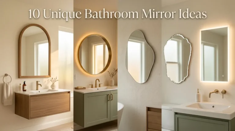 10 Unique Bathroom Mirror Ideas