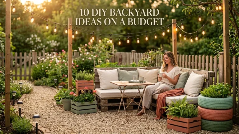 10 DIY Backyard Ideas on a Budget