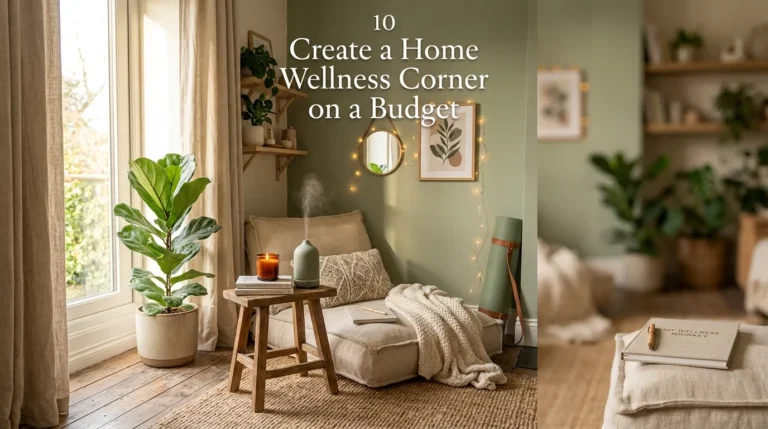 10 Create a Home Wellness Corner on a Budget