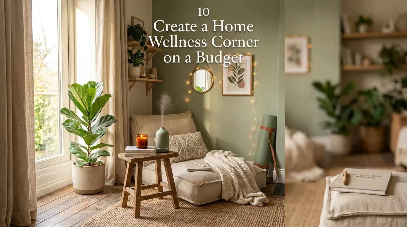 10 Create a Home Wellness Corner on a Budget