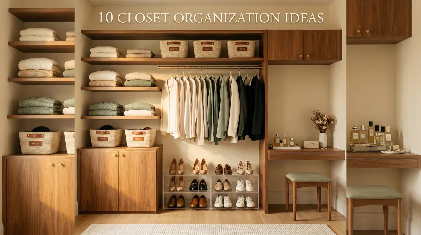 10 Closet Organization Ideas