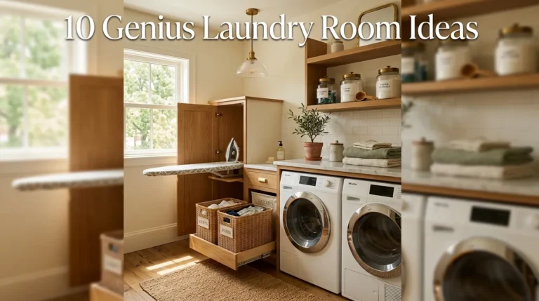 10 Genius Laundry Room Ideas