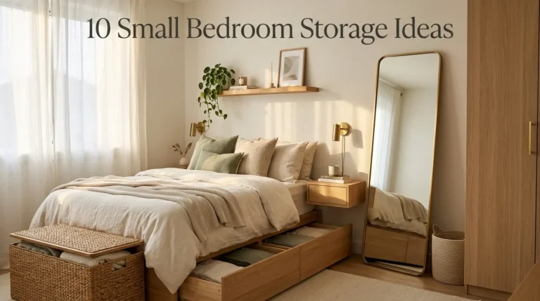 10 Small Bedroom Storage Ideas