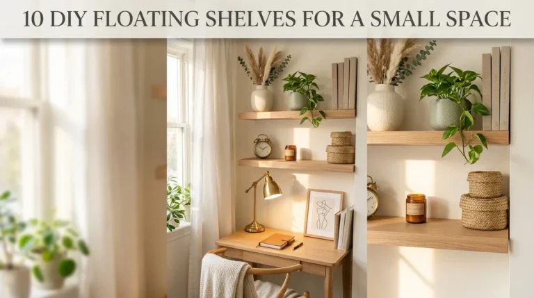 10 DIY Floating Shelves for a Small Space