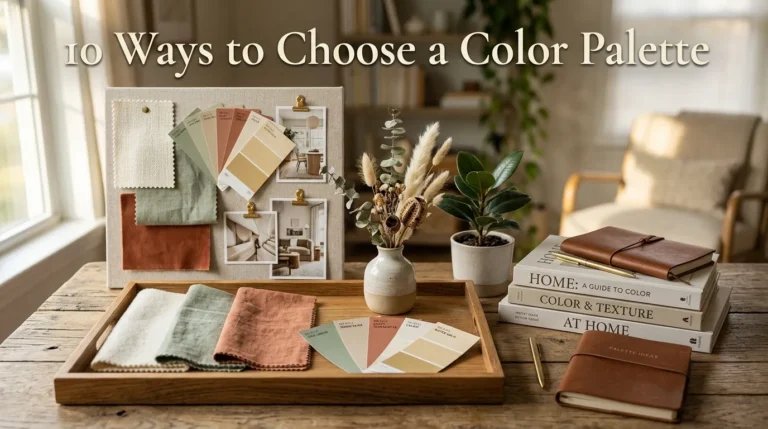10 Ways to Choose a Color Palette