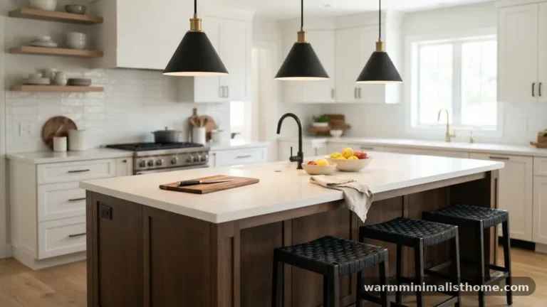 Best Distance from the Island Edge to the Outer Pendant Lights