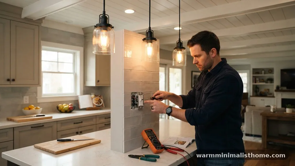 Troubleshooting Flickering and Buzzing - Dimmer Switch Requirements for Kitchen Island Island Pendant Lighting